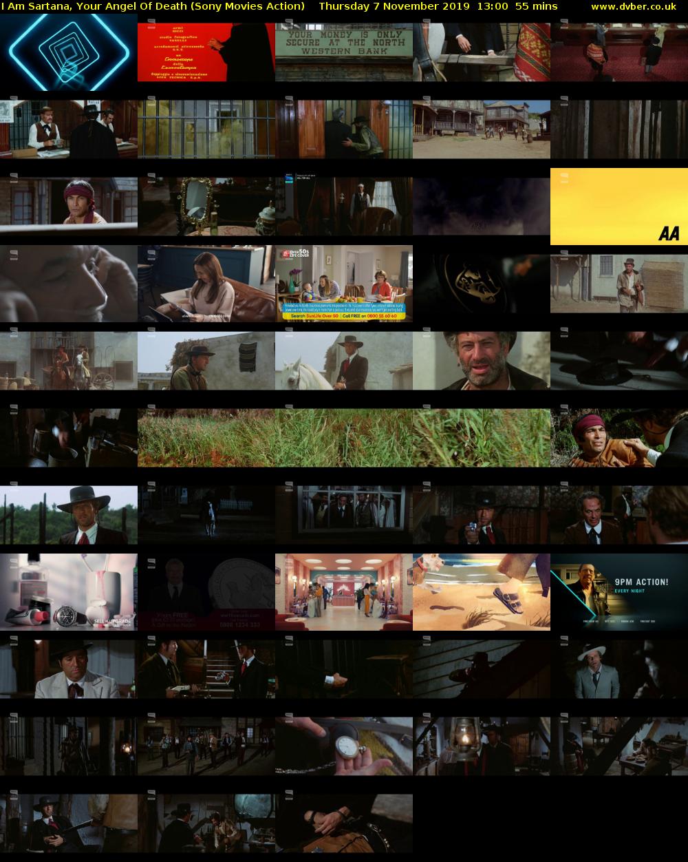I Am Sartana, Your Angel Of Death (Sony Movies Action) Thursday 7 November 2019 13:00 - 13:55