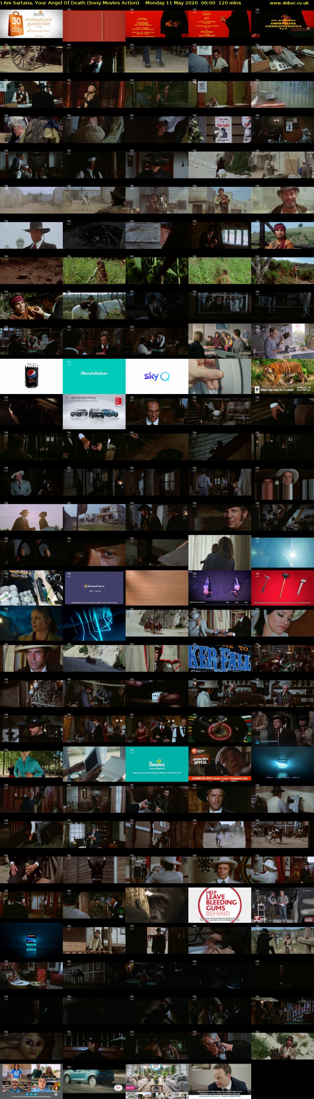 I Am Sartana, Your Angel Of Death (Sony Movies Action) Monday 11 May 2020 06:00 - 08:00
