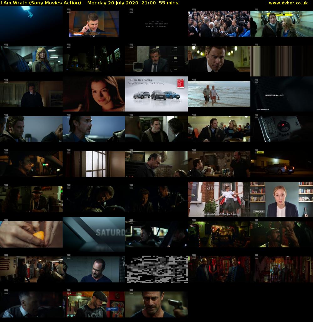 I Am Wrath (Sony Movies Action) Monday 20 July 2020 21:00 - 21:55
