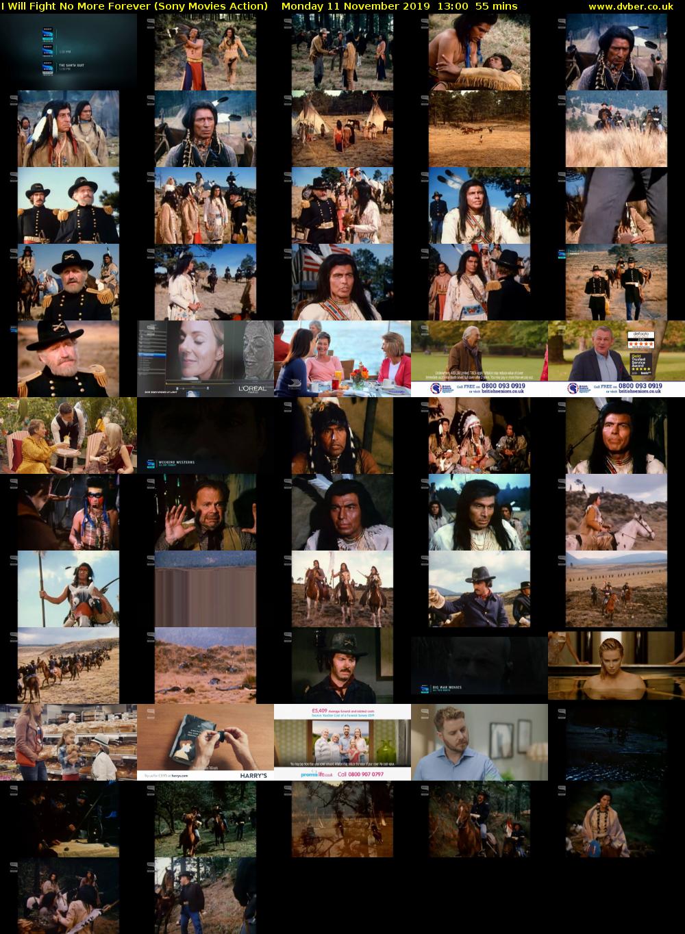 I Will Fight No More Forever (Sony Movies Action) Monday 11 November 2019 13:00 - 13:55
