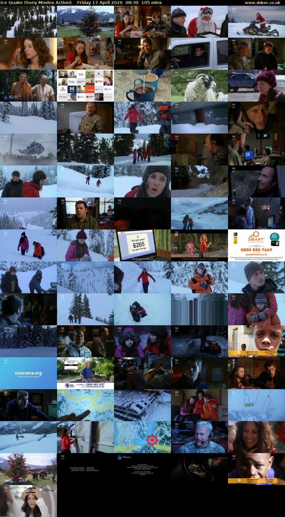 Ice Quake (Sony Movies Action) Friday 17 April 2020 08:30 - 10:15