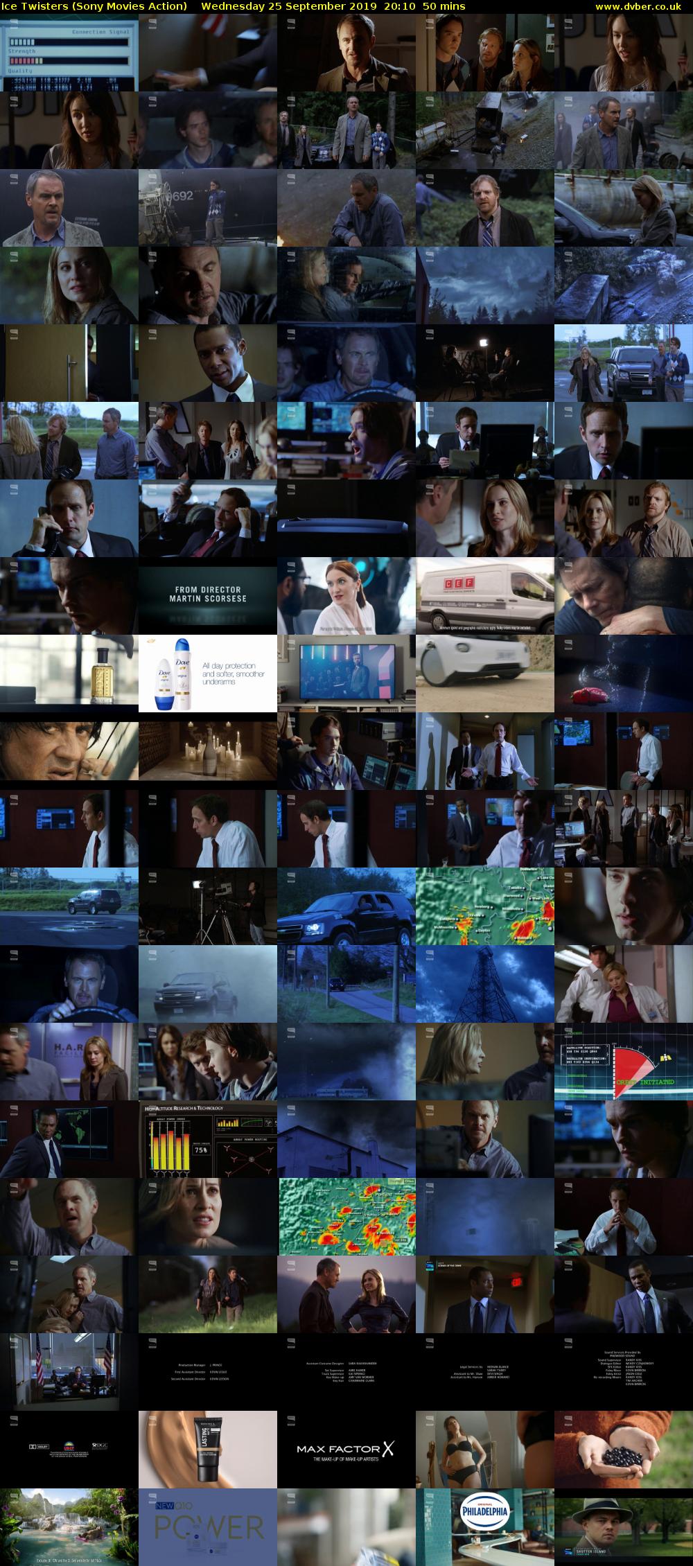 Ice Twisters (Sony Movies Action) Wednesday 25 September 2019 20:10 - 21:00