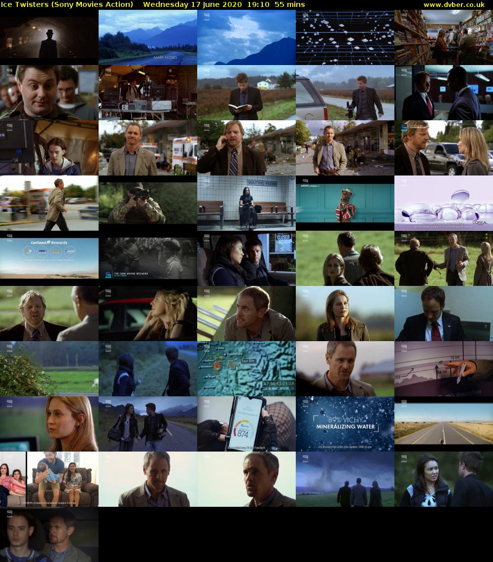Ice Twisters (Sony Movies Action) Wednesday 17 June 2020 19:10 - 20:05