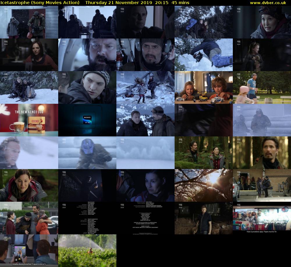 Icetastrophe (Sony Movies Action) Thursday 21 November 2019 20:15 - 21:00