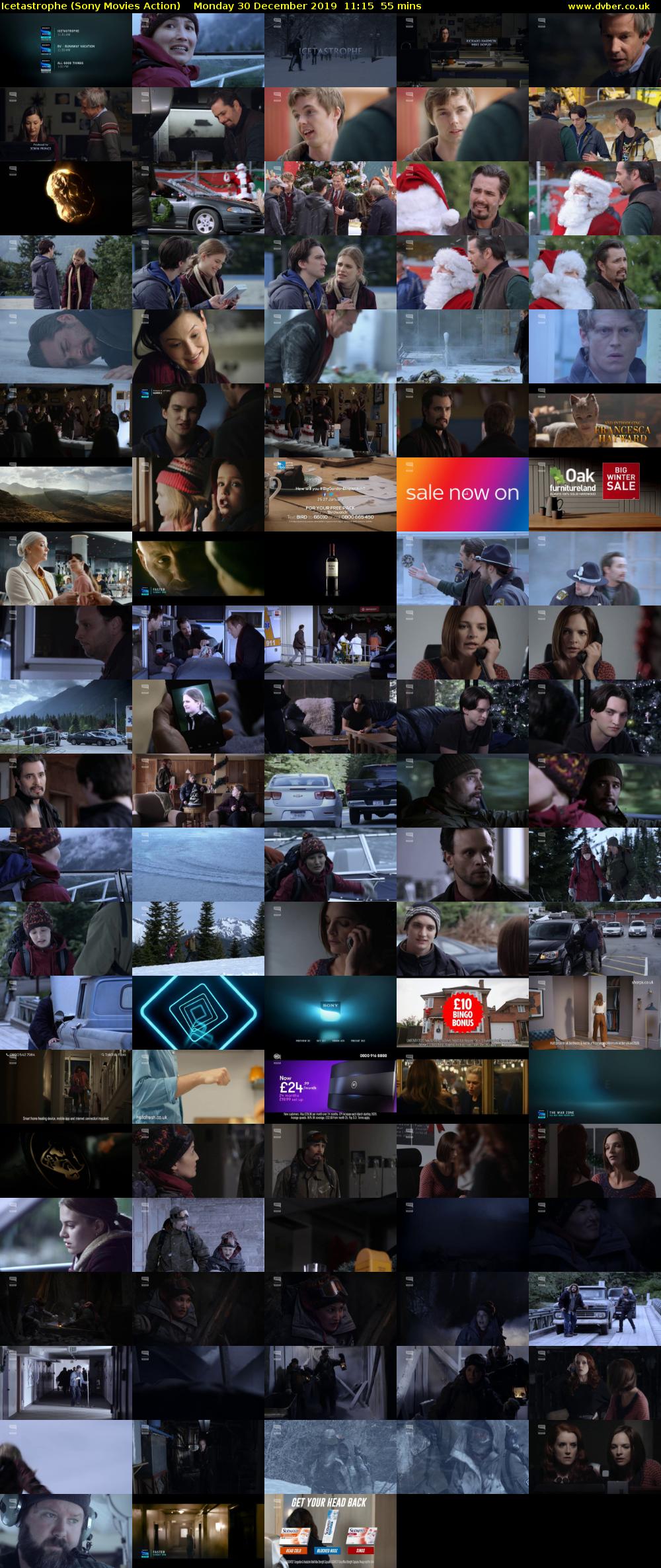 Icetastrophe (Sony Movies Action) Monday 30 December 2019 11:15 - 12:10