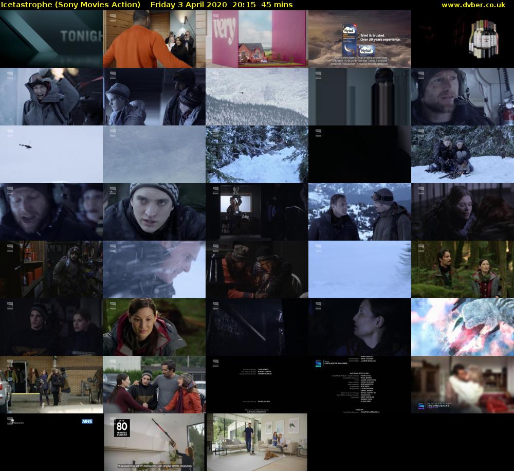 Icetastrophe (Sony Movies Action) Friday 3 April 2020 20:15 - 21:00