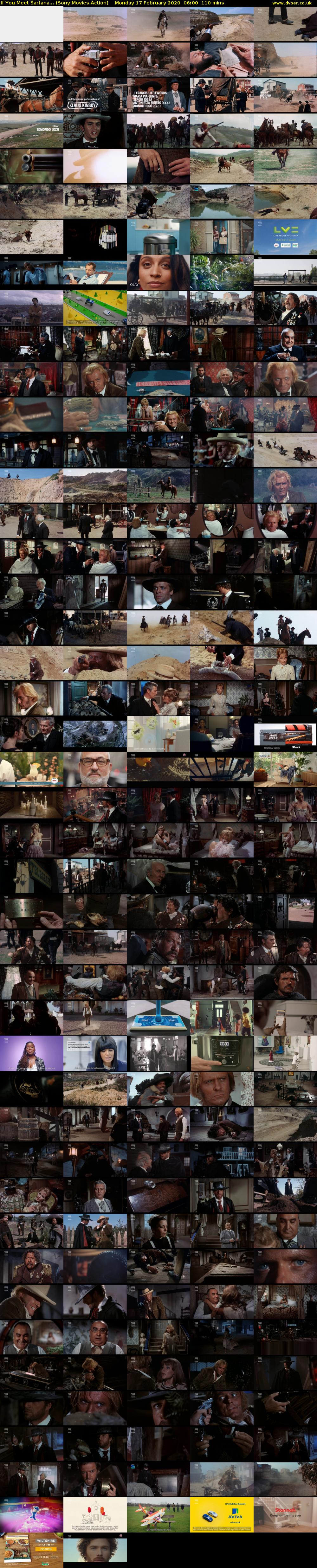 If You Meet Sartana... (Sony Movies Action) Monday 17 February 2020 06:00 - 07:50