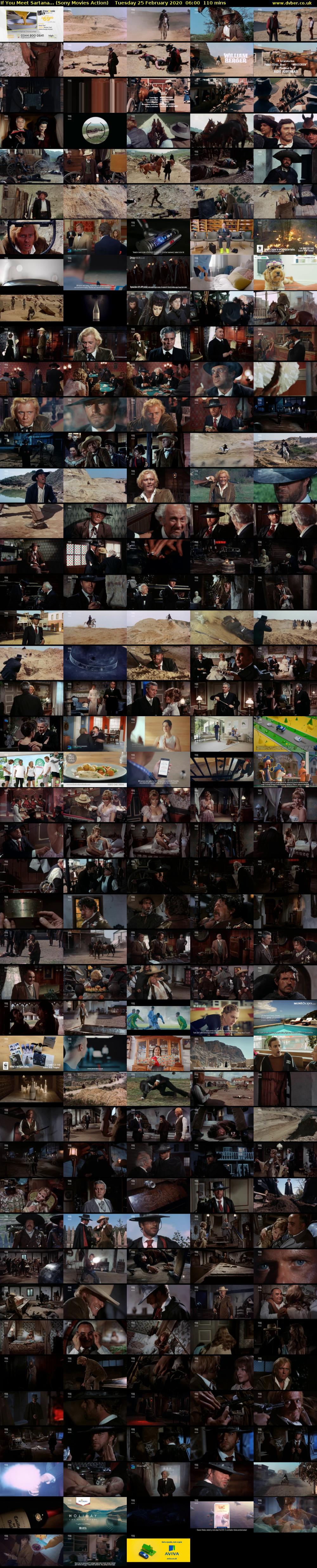 If You Meet Sartana... (Sony Movies Action) Tuesday 25 February 2020 06:00 - 07:50