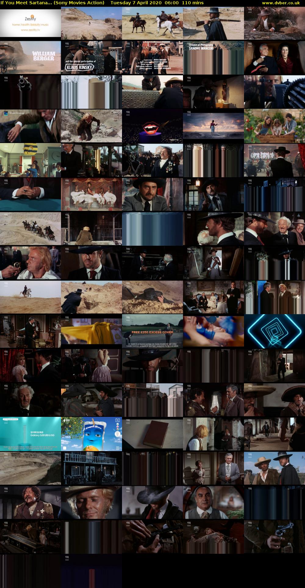 If You Meet Sartana... (Sony Movies Action) Tuesday 7 April 2020 06:00 - 07:50
