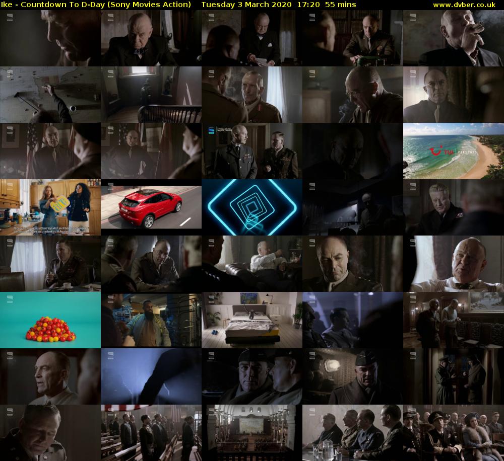 Ike - Countdown To D-Day (Sony Movies Action) Tuesday 3 March 2020 17:20 - 18:15