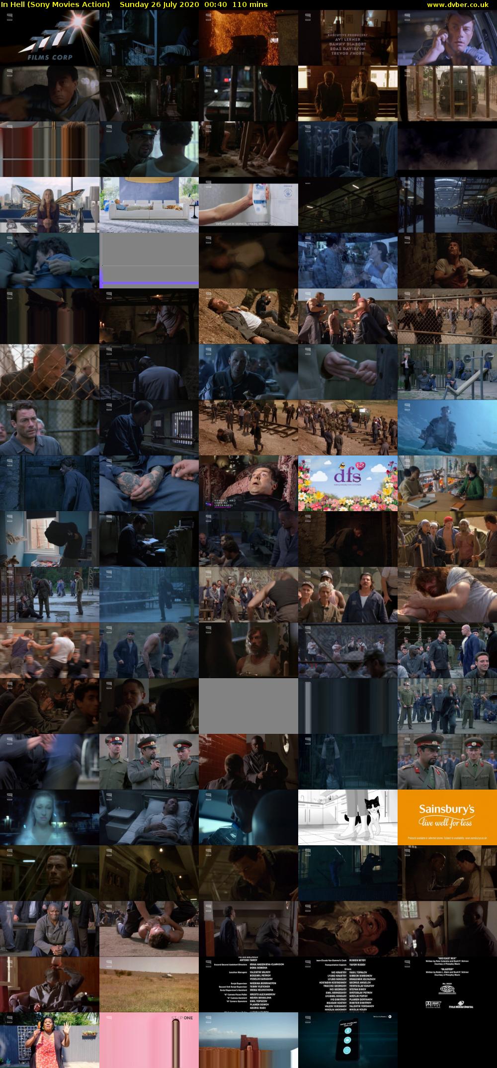 In Hell (Sony Movies Action) Sunday 26 July 2020 00:40 - 02:30