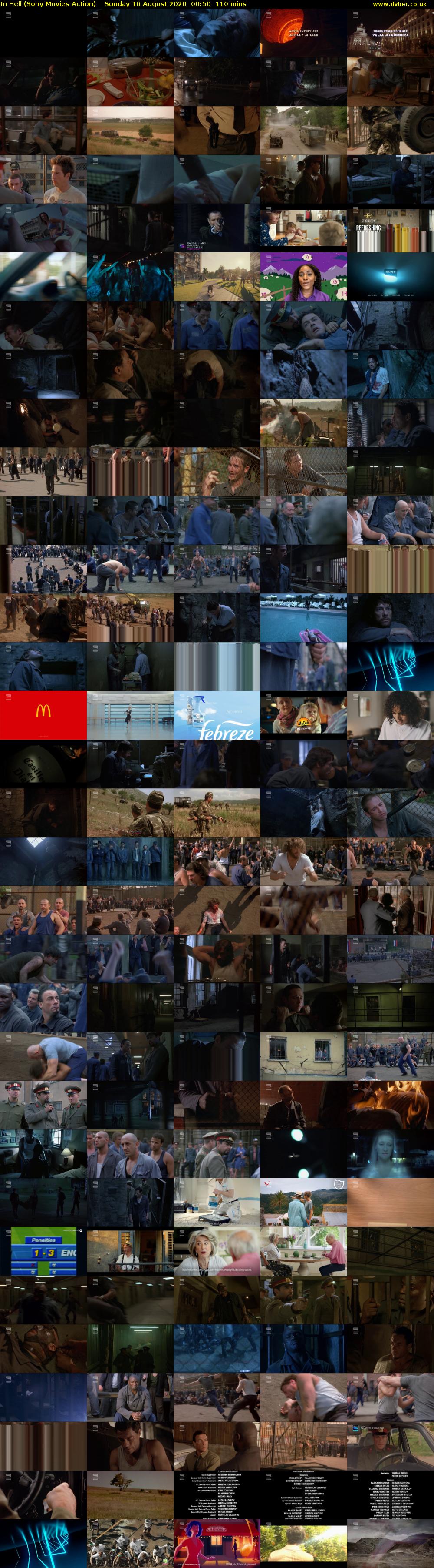 In Hell (Sony Movies Action) Sunday 16 August 2020 00:50 - 02:40