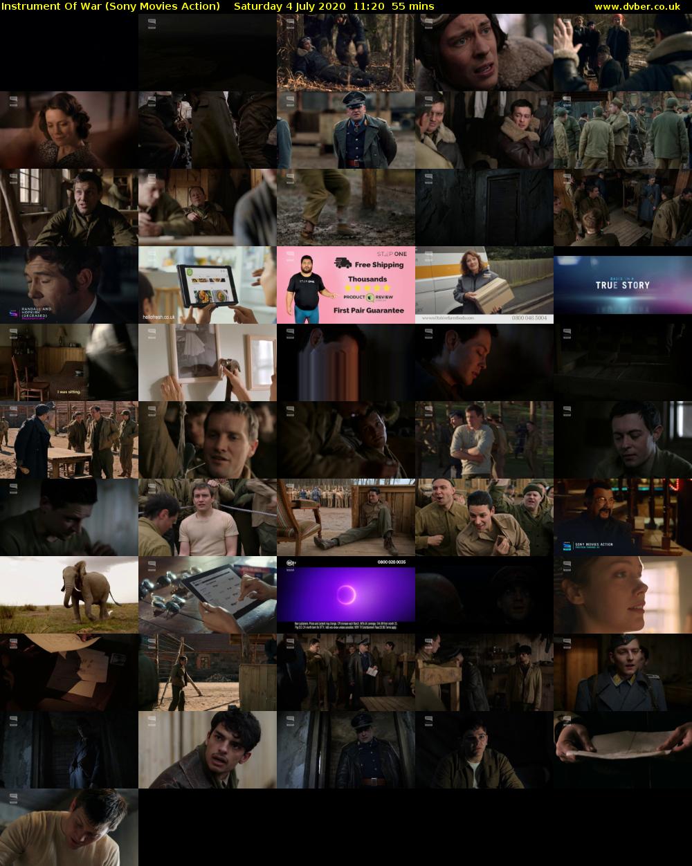 Instrument Of War (Sony Movies Action) Saturday 4 July 2020 11:20 - 12:15
