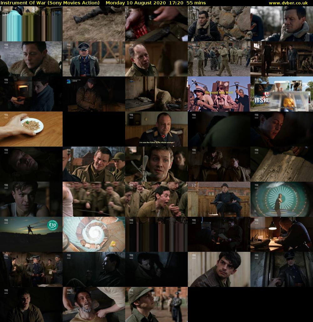 Instrument Of War (Sony Movies Action) Monday 10 August 2020 17:20 - 18:15