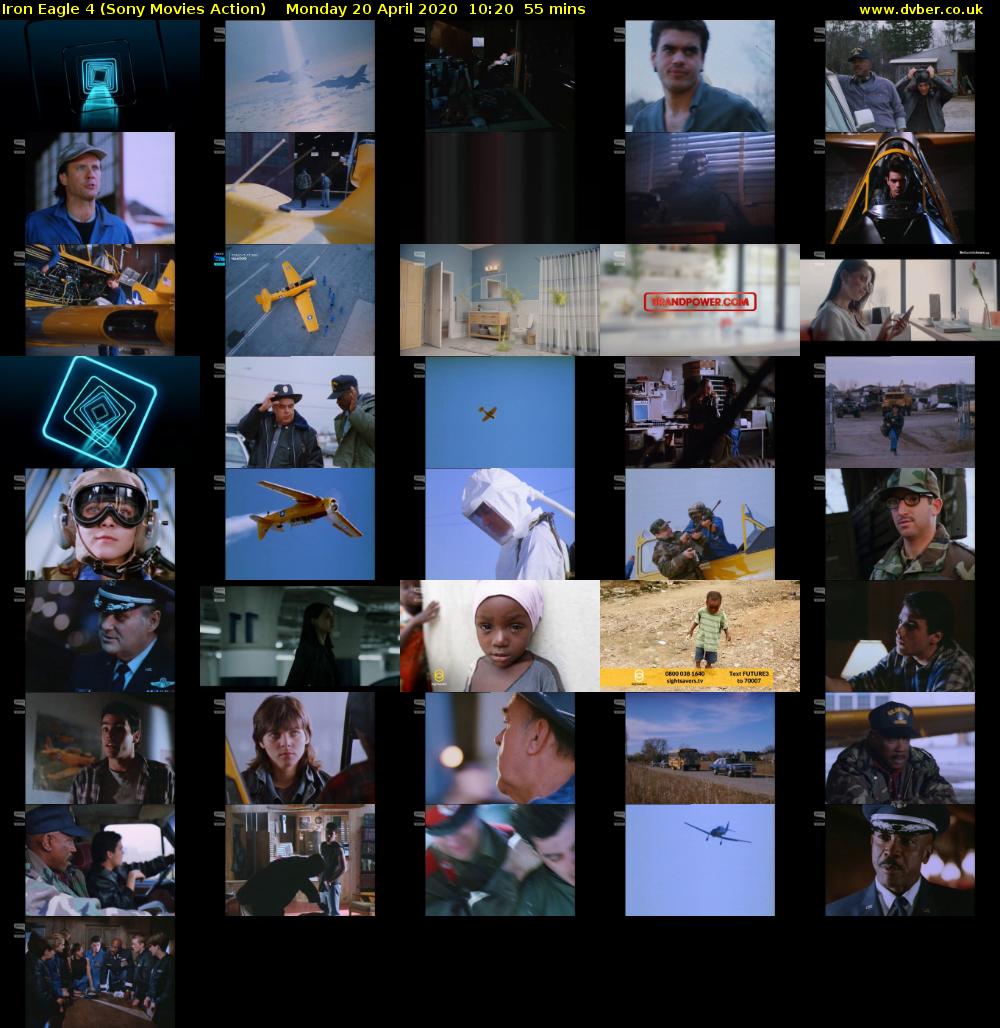 Iron Eagle 4 (Sony Movies Action) Monday 20 April 2020 10:20 - 11:15