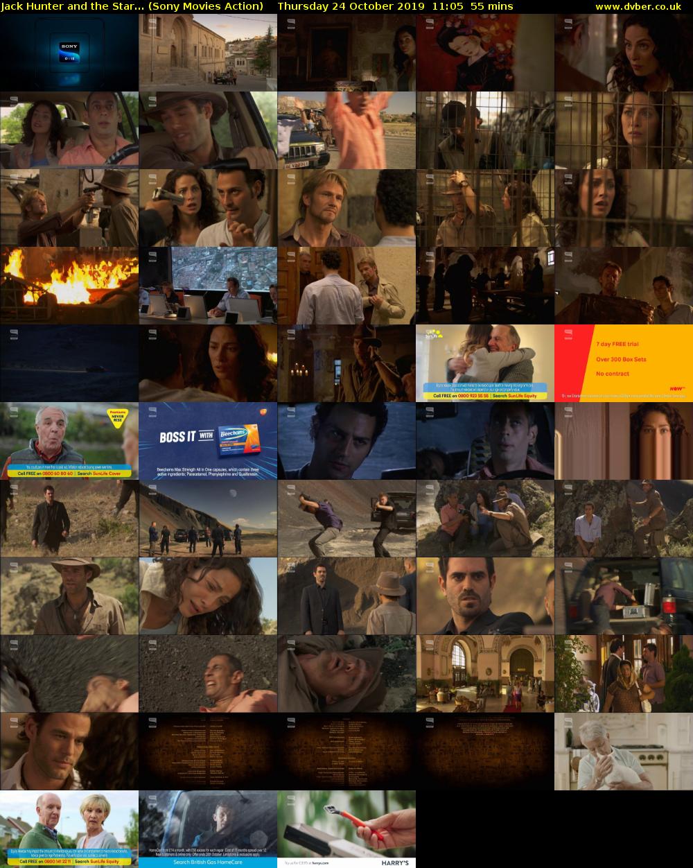 Jack Hunter and the Star... (Sony Movies Action) Thursday 24 October 2019 11:05 - 12:00
