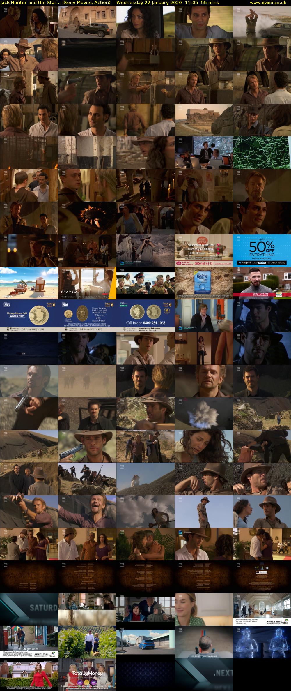 Jack Hunter and the Star... (Sony Movies Action) Wednesday 22 January 2020 11:05 - 12:00