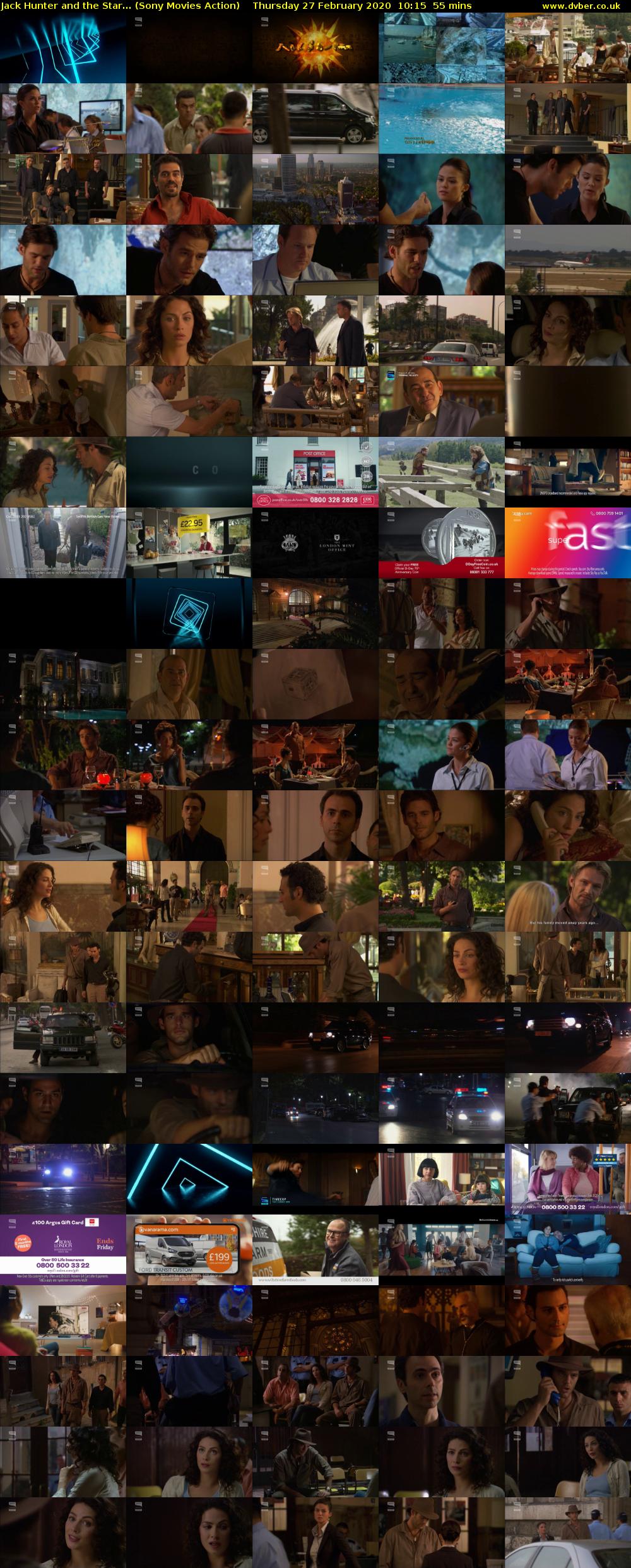 Jack Hunter and the Star... (Sony Movies Action) Thursday 27 February 2020 10:15 - 11:10