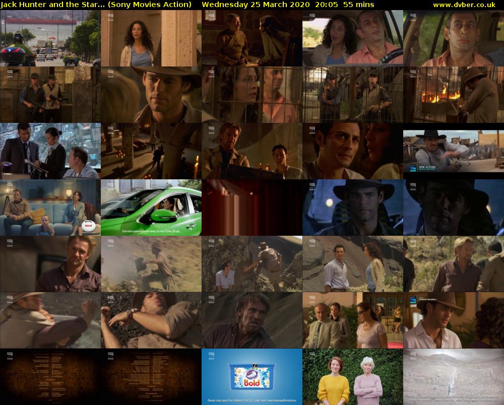 Jack Hunter and the Star... (Sony Movies Action) Wednesday 25 March 2020 20:05 - 21:00