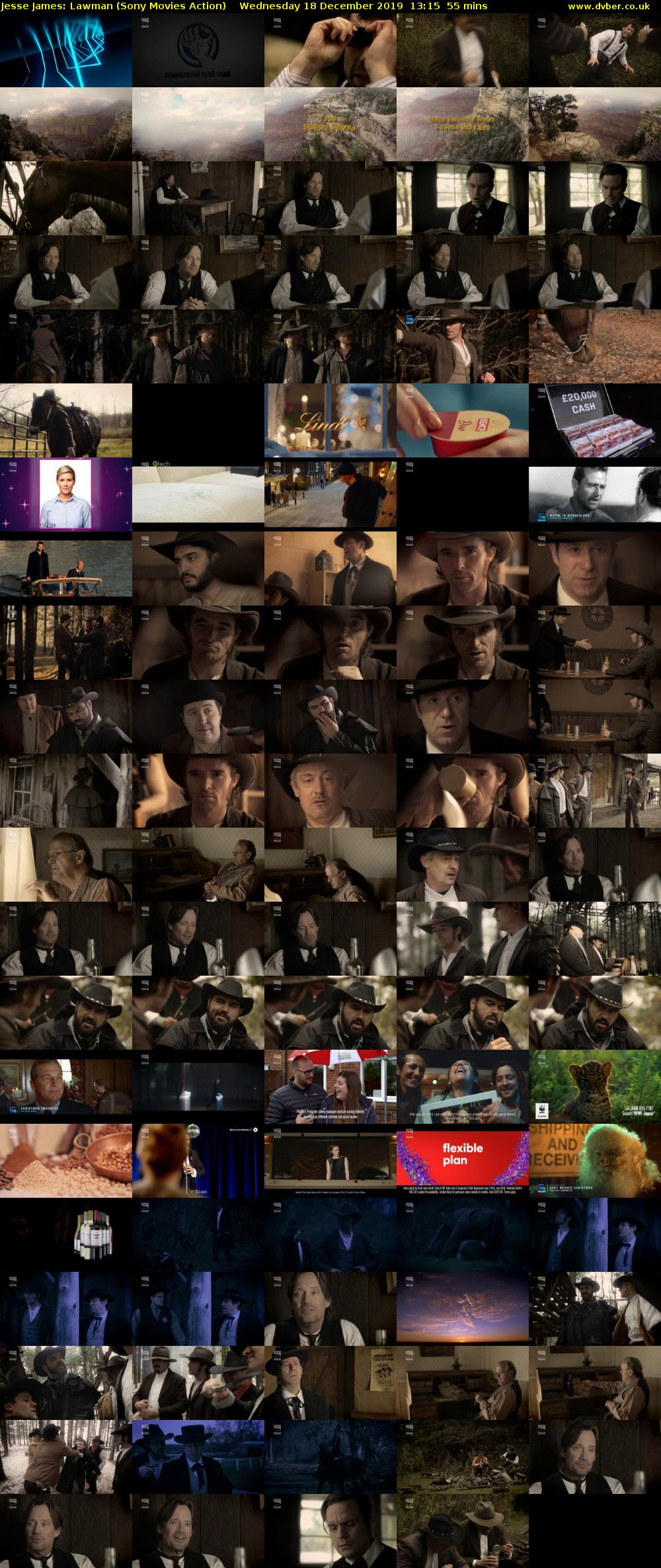 Jesse James: Lawman (Sony Movies Action) Wednesday 18 December 2019 13:15 - 14:10