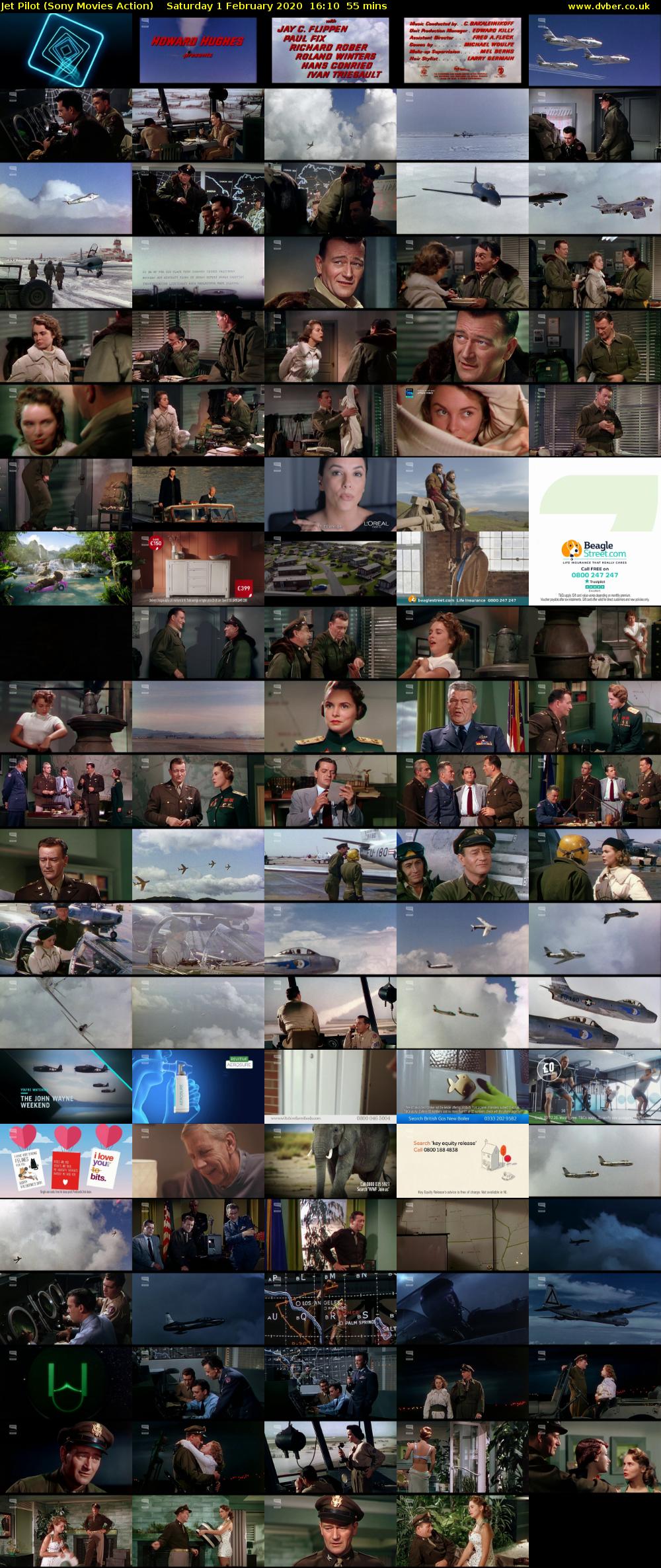 Jet Pilot (Sony Movies Action) Saturday 1 February 2020 16:10 - 17:05