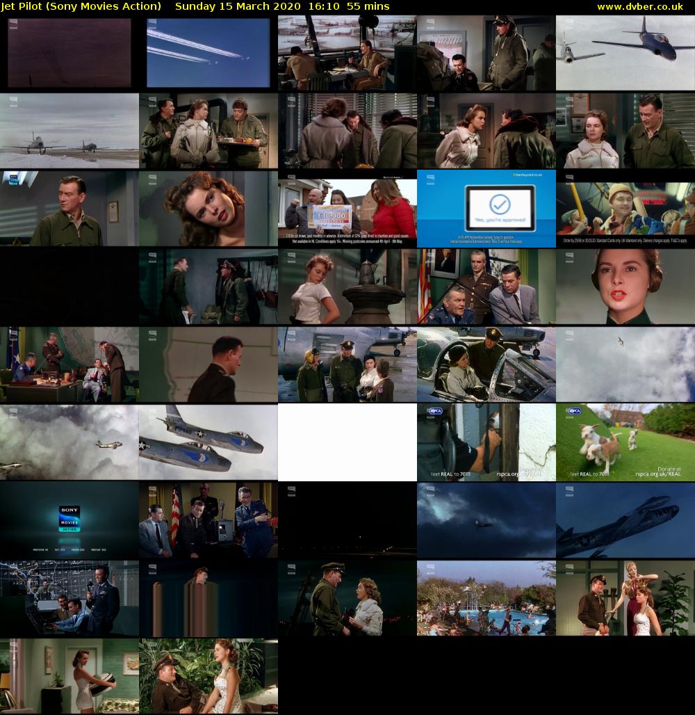 Jet Pilot (Sony Movies Action) Sunday 15 March 2020 16:10 - 17:05