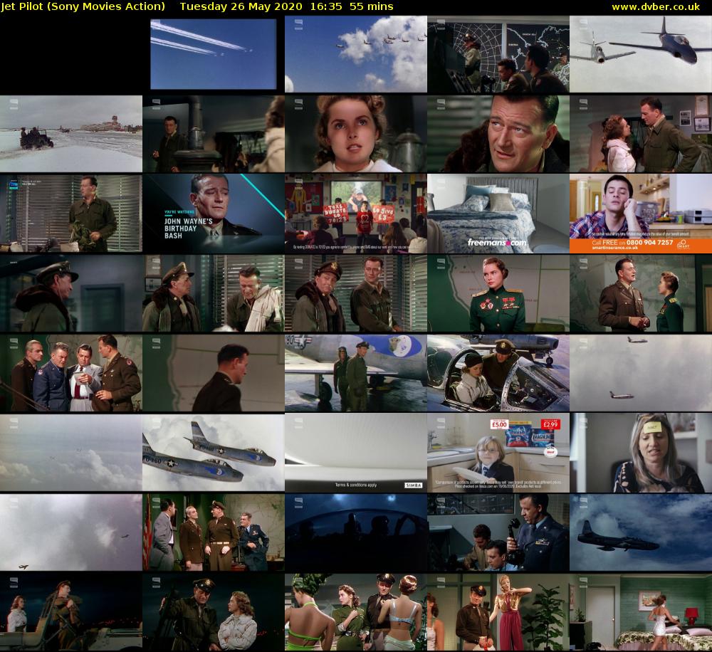Jet Pilot (Sony Movies Action) Tuesday 26 May 2020 16:35 - 17:30
