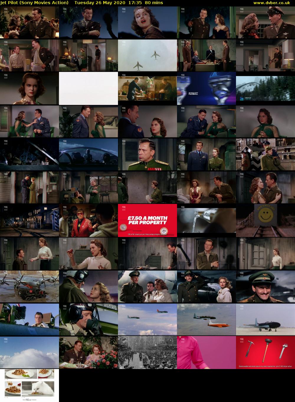 Jet Pilot (Sony Movies Action) Tuesday 26 May 2020 17:35 - 18:55