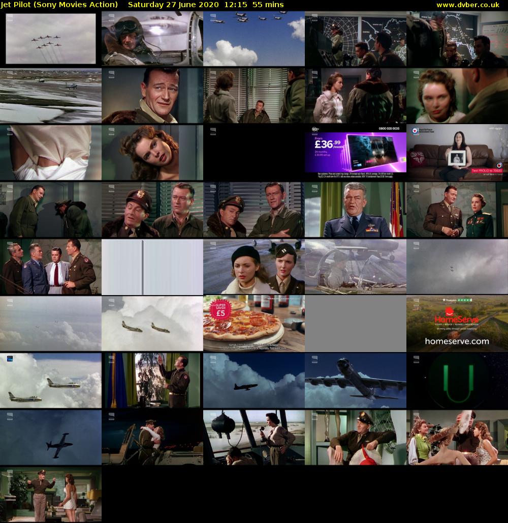 Jet Pilot (Sony Movies Action) Saturday 27 June 2020 12:15 - 13:10