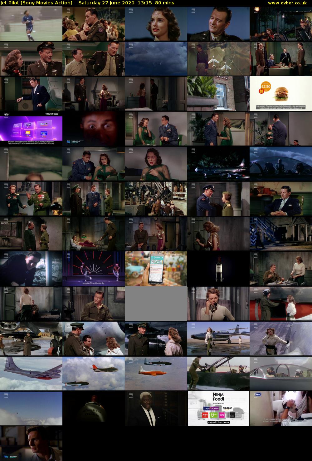 Jet Pilot (Sony Movies Action) Saturday 27 June 2020 13:15 - 14:35