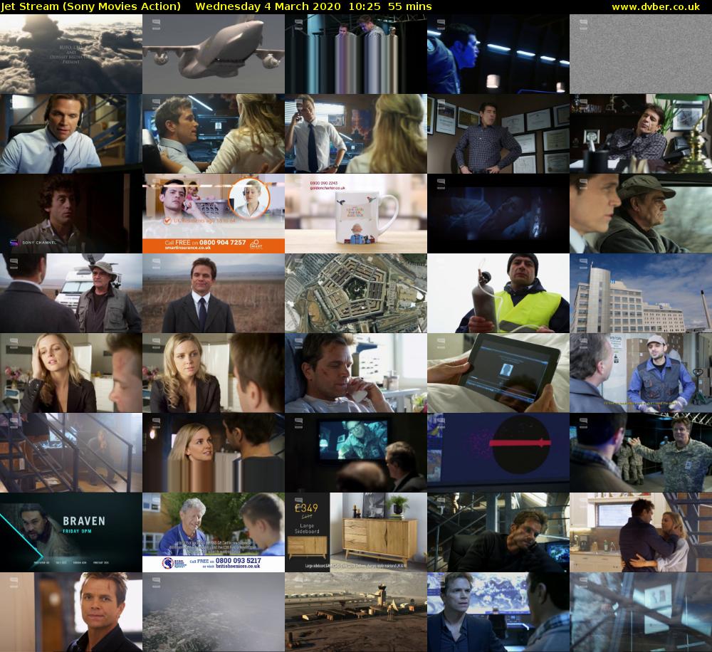 Jet Stream (Sony Movies Action) Wednesday 4 March 2020 10:25 - 11:20