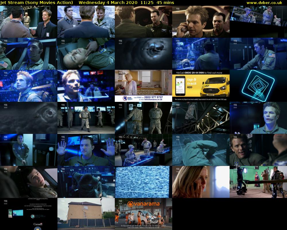 Jet Stream (Sony Movies Action) Wednesday 4 March 2020 11:25 - 12:10