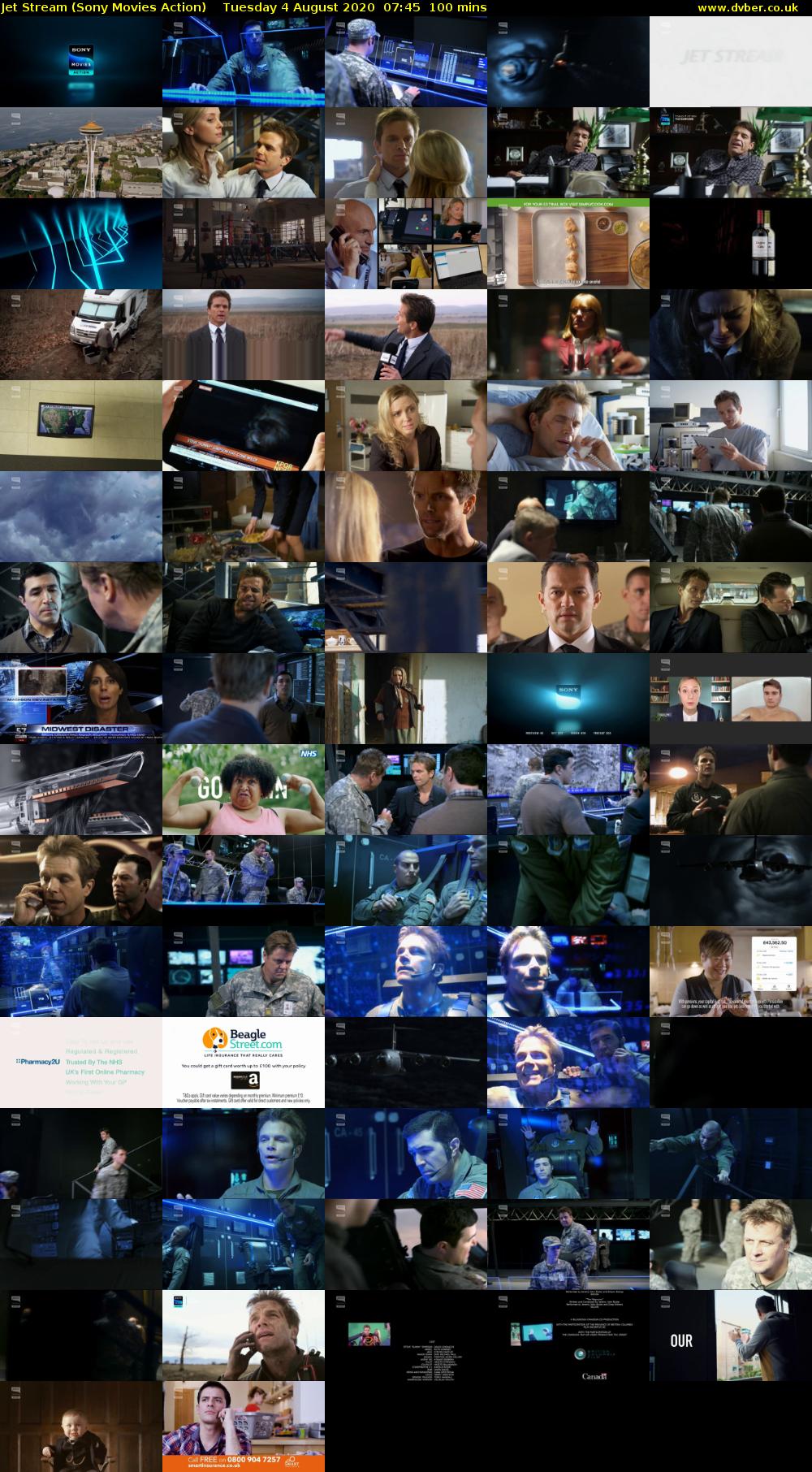 Jet Stream (Sony Movies Action) Tuesday 4 August 2020 07:45 - 09:25