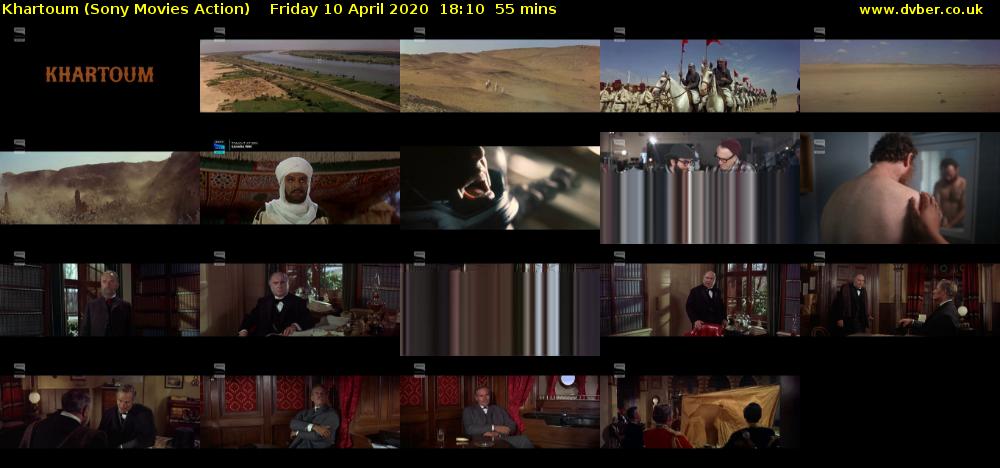 Khartoum (Sony Movies Action) Friday 10 April 2020 18:10 - 19:05