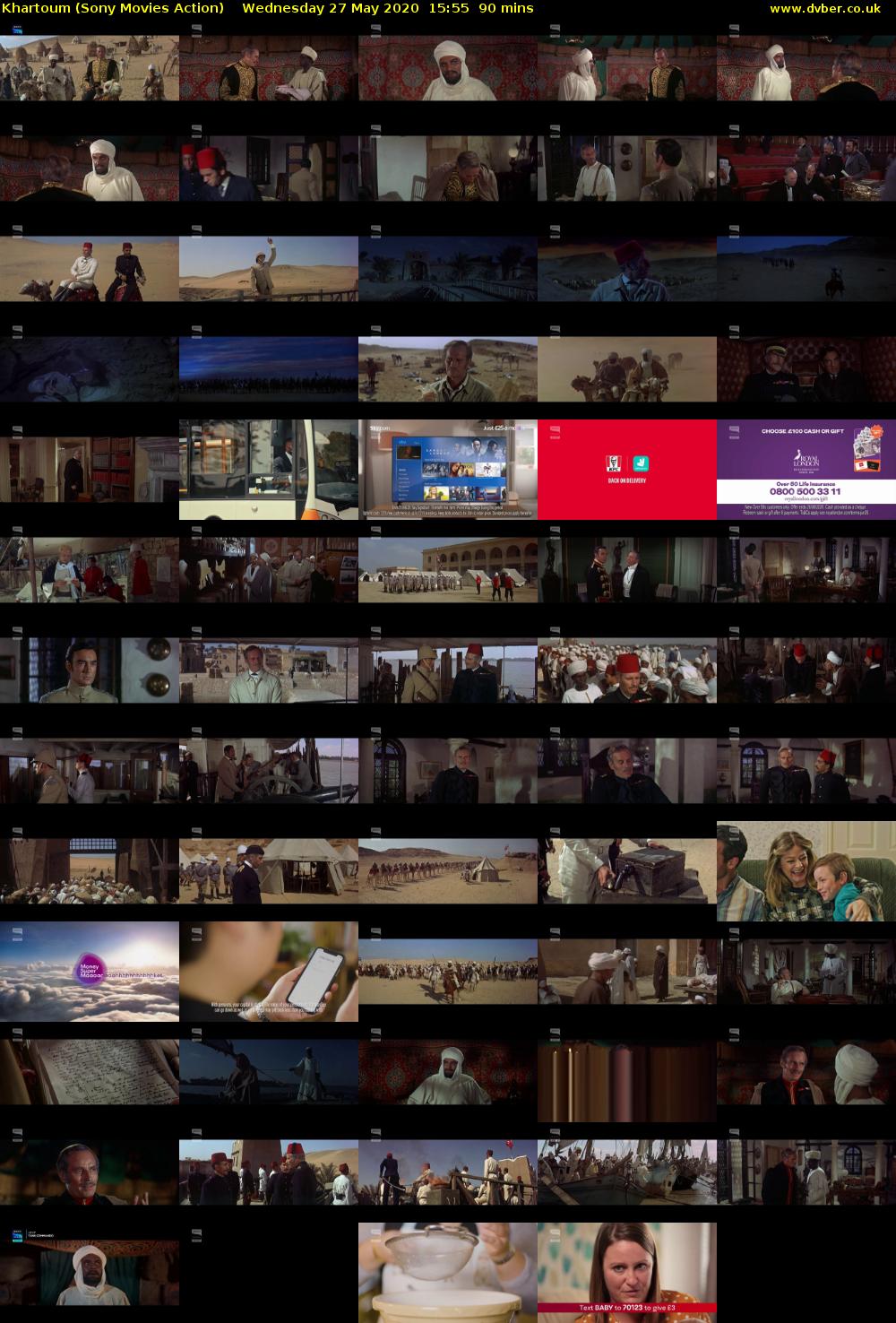 Khartoum (Sony Movies Action) Wednesday 27 May 2020 15:55 - 17:25