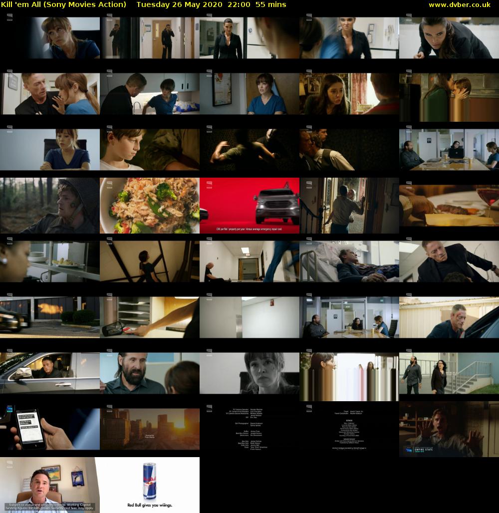 Kill 'em All (Sony Movies Action) Tuesday 26 May 2020 22:00 - 22:55
