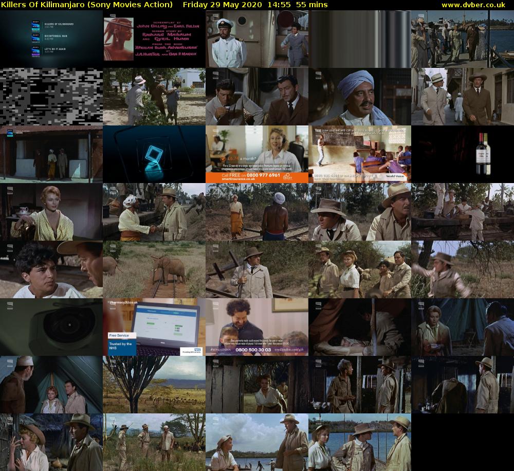 Killers Of Kilimanjaro (Sony Movies Action) Friday 29 May 2020 14:55 - 15:50