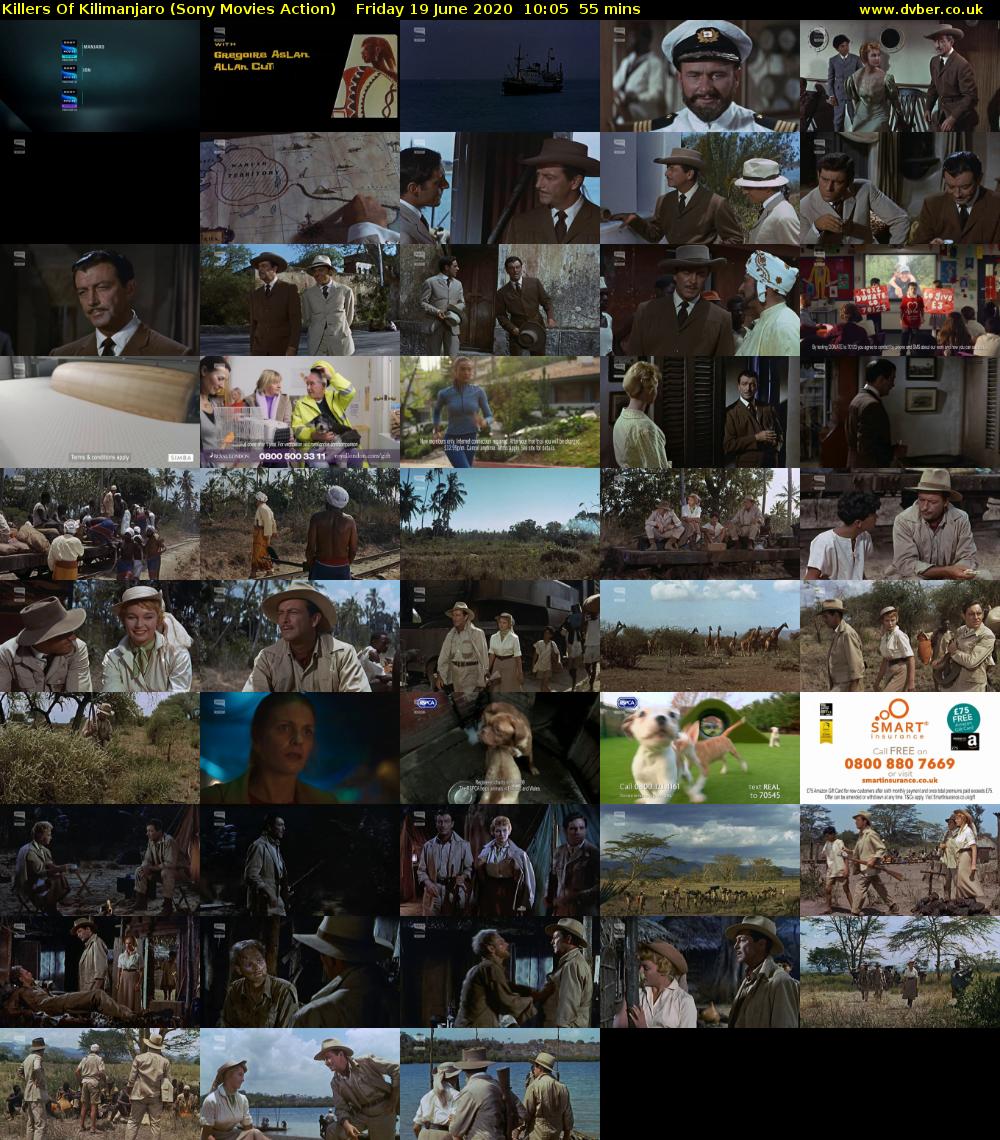 Killers Of Kilimanjaro (Sony Movies Action) Friday 19 June 2020 10:05 - 11:00