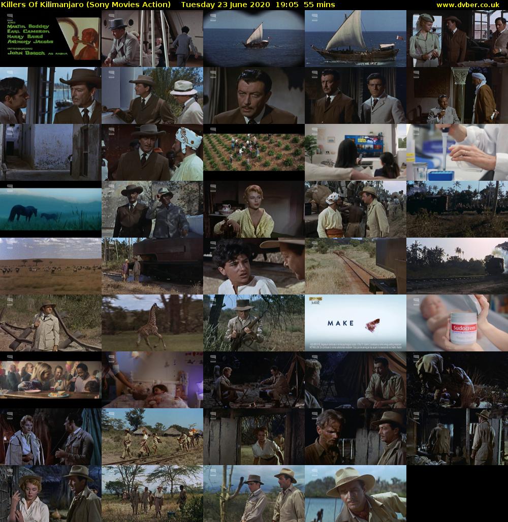 Killers Of Kilimanjaro (Sony Movies Action) Tuesday 23 June 2020 19:05 - 20:00