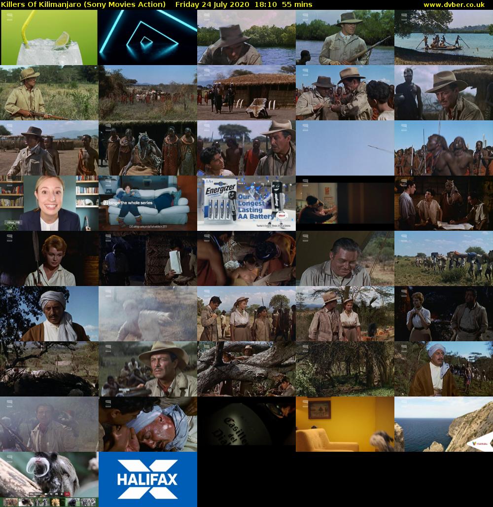 Killers Of Kilimanjaro (Sony Movies Action) Friday 24 July 2020 18:10 - 19:05