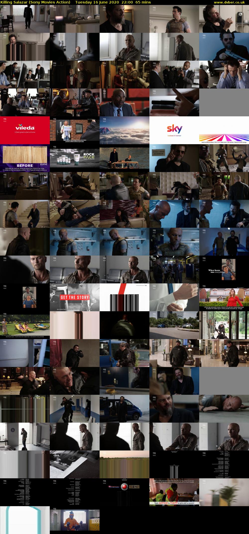 Killing Salazar (Sony Movies Action) Tuesday 16 June 2020 22:00 - 23:05