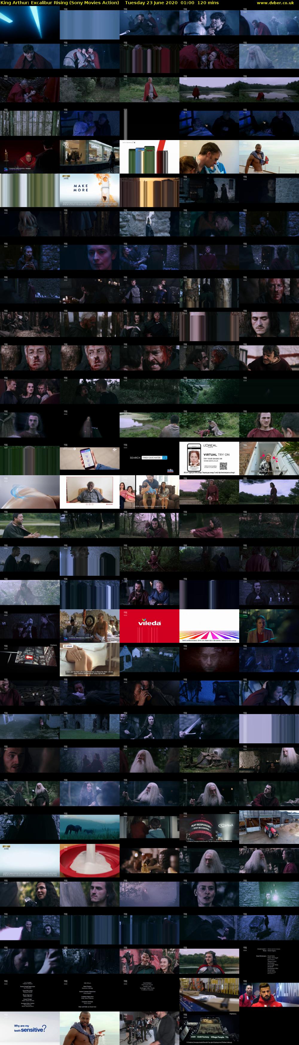 King Arthur: Excalibur Rising (Sony Movies Action) Tuesday 23 June 2020 01:00 - 03:00