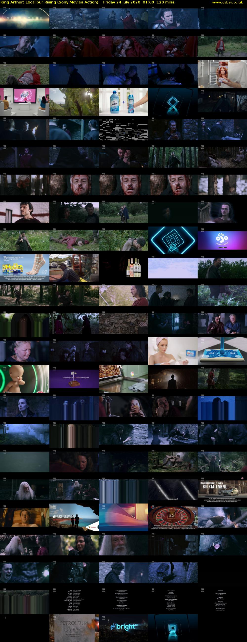 King Arthur: Excalibur Rising (Sony Movies Action) Friday 24 July 2020 01:00 - 03:00