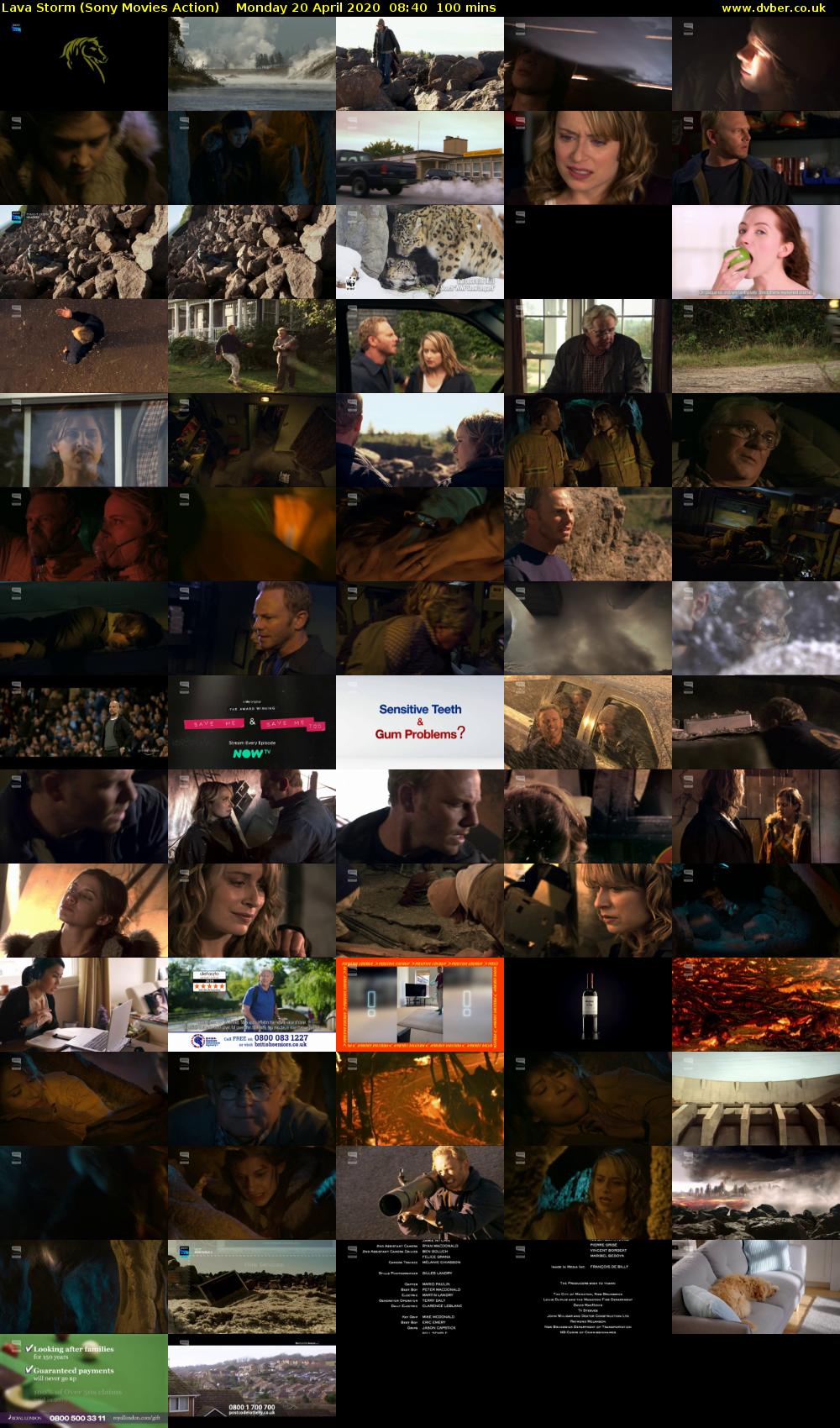 Lava Storm (Sony Movies Action) Monday 20 April 2020 08:40 - 10:20