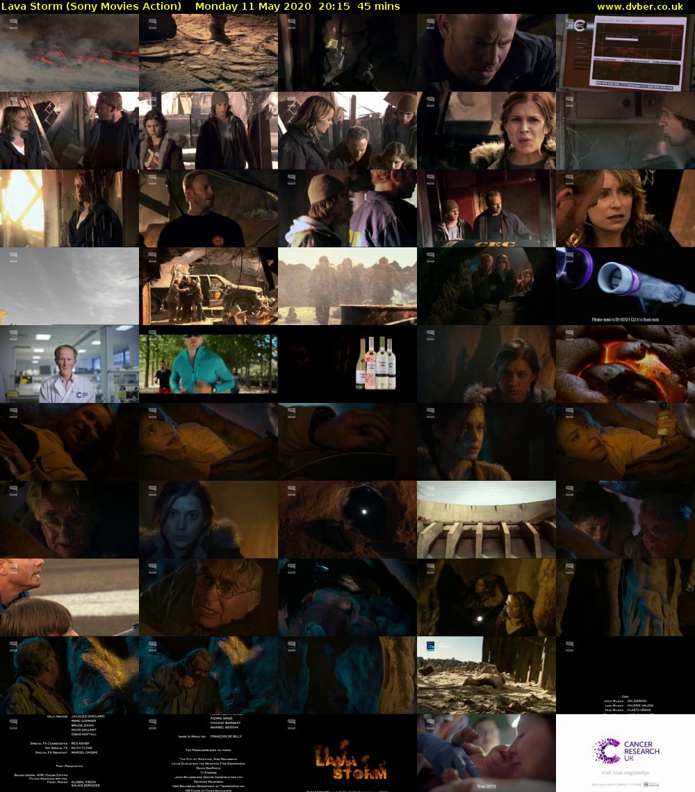 Lava Storm (Sony Movies Action) Monday 11 May 2020 20:15 - 21:00