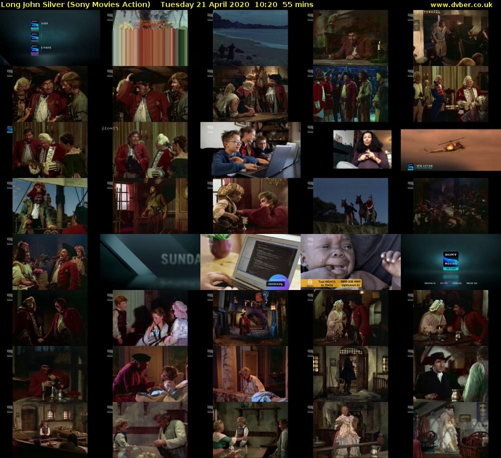 Long John Silver (Sony Movies Action) Tuesday 21 April 2020 10:20 - 11:15