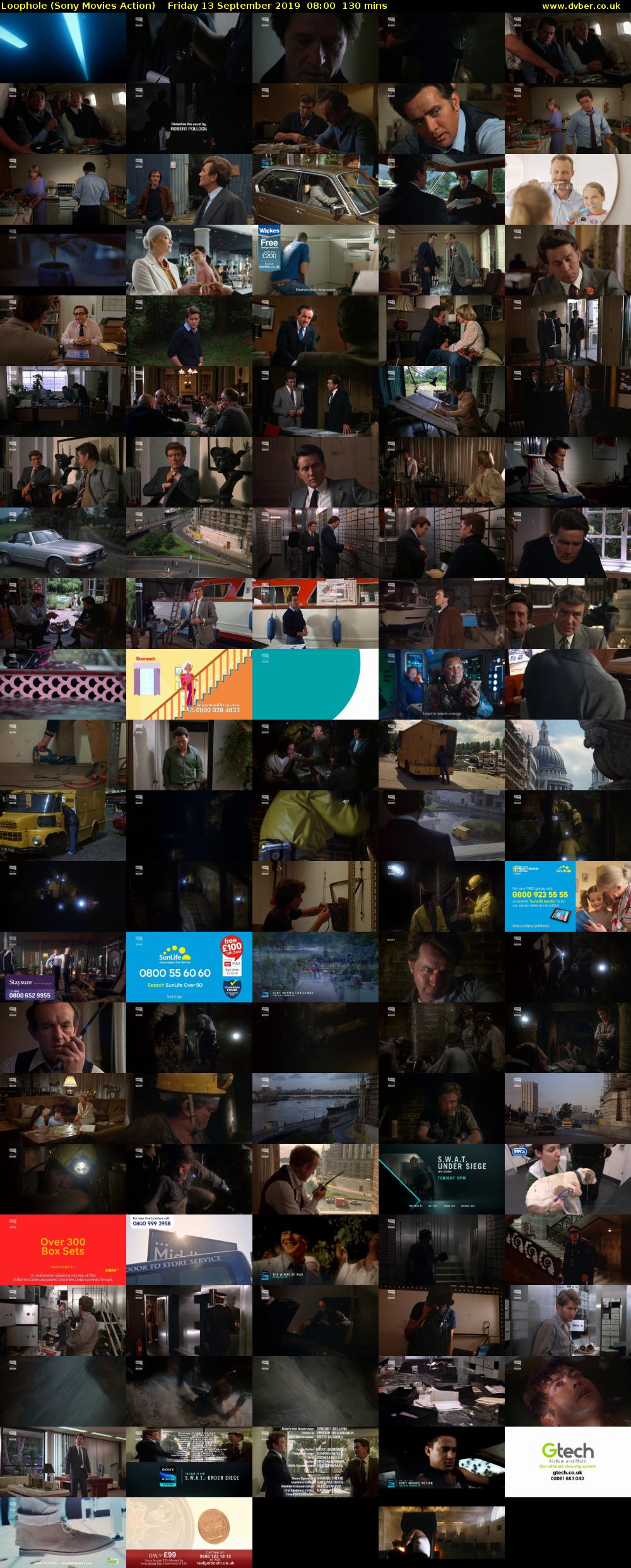 Loophole (Sony Movies Action) Friday 13 September 2019 08:00 - 10:10