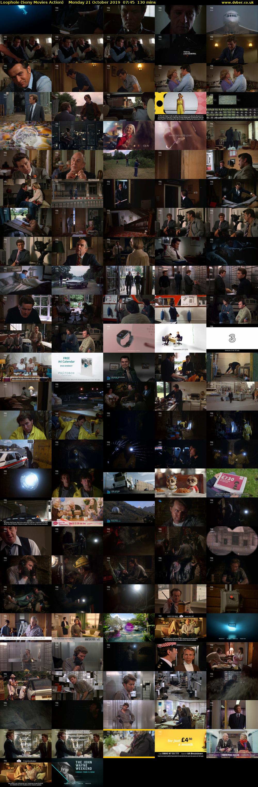 Loophole (Sony Movies Action) Monday 21 October 2019 07:45 - 09:55