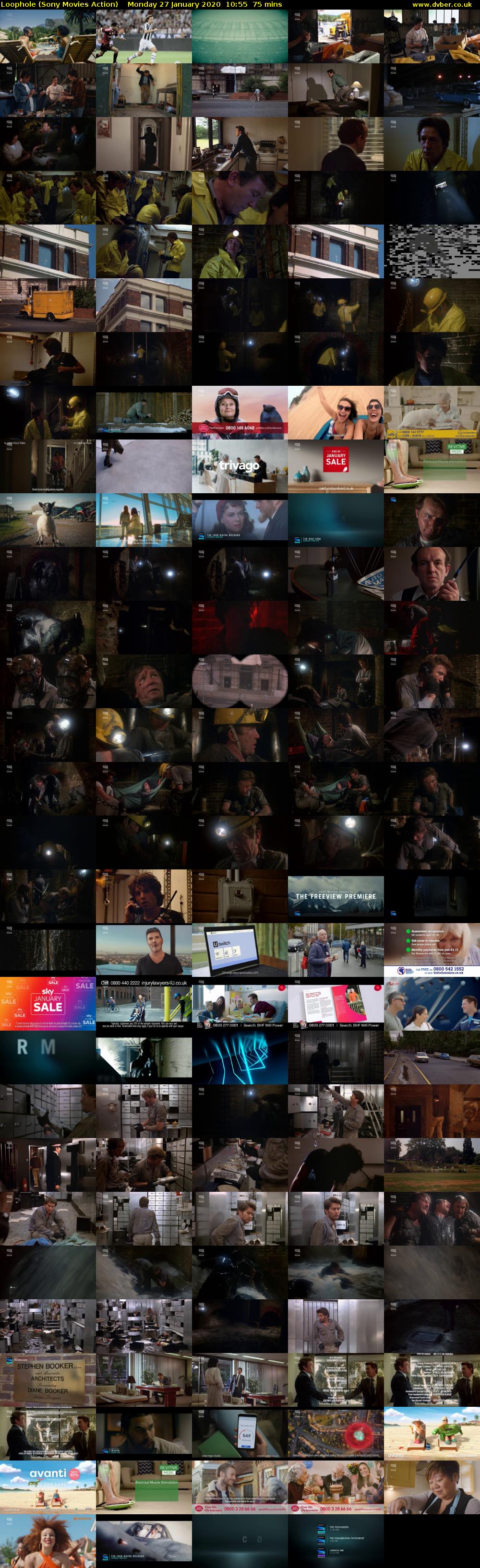 Loophole (Sony Movies Action) Monday 27 January 2020 10:55 - 12:10