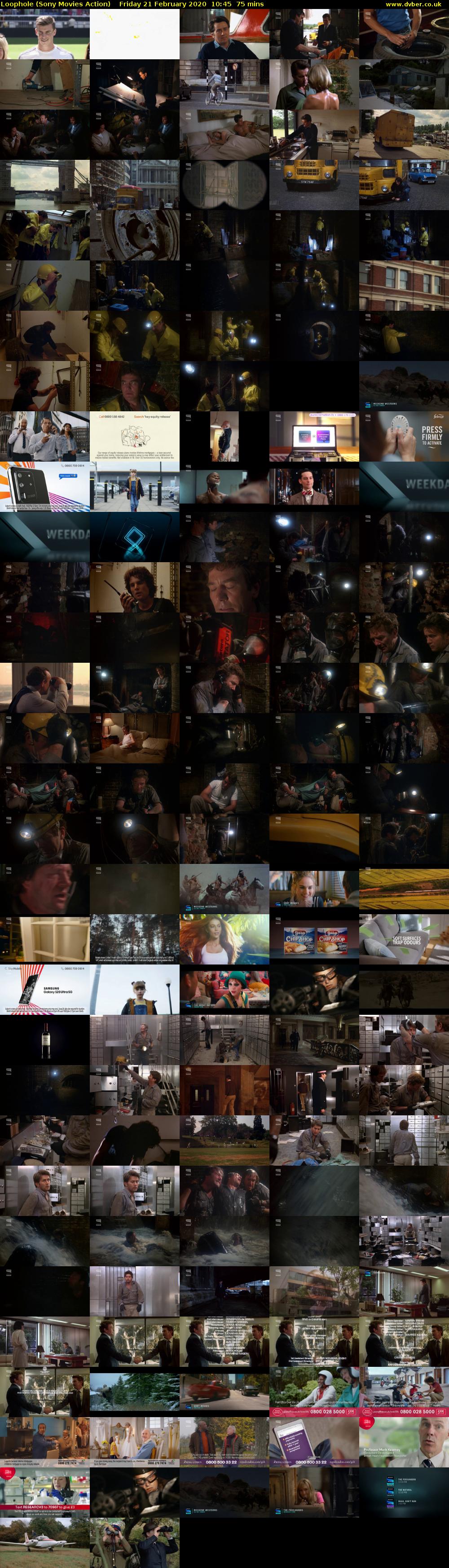 Loophole (Sony Movies Action) Friday 21 February 2020 10:45 - 12:00